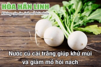 8 cách chữa mồ hôi nách dân gian giúp nách khô ráo, sạch mùi